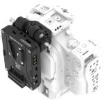 Kondor Blue V-Mount Battery Plate Kit for Cage for Canon C80 (Raven Black)