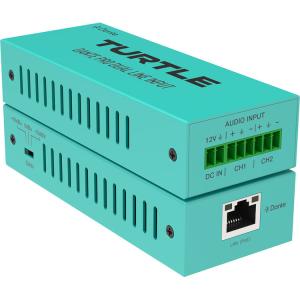 Turtle AV Pro Dual-Channel Dante to Analog Euroblock Line Output Adapter