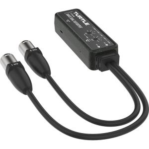 Turtle AV Dual-Channel Dante to Analog XLR Male Adapter
