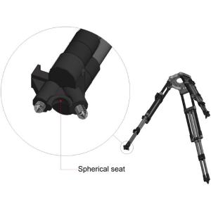 Cartoni K711 Carbon Fiber 2-Stage HD Tripod Legs (Flat Base)