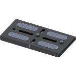 Cartoni Short Camera Plate for Third Axis Lambda 25 with Two 3/8"-16 Screws