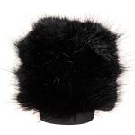 Bubblebee Industries Windkiller Long Fur Slip-On Wind Protector for 18 to 24mm Mics (Extra-Small, Black)