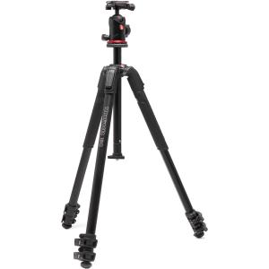 Manfrotto 190X3 3-Section Photo AS Aluminum Tripod Kit