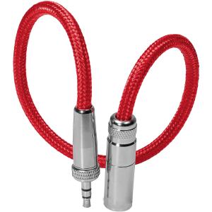 Kondor Blue Mini-XLR Male to Locking 3.5mm Stereo Cable for BMPCC 6K/4K & Canon C70 (Red)