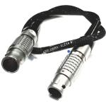 Steadicam 12V 3-Pin LEMO to Right-Angle 4-Pin XLR Volt Accessory Cable for M-Series Stabilizers (22")