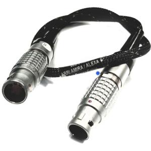 Steadicam 12V 3-Pin LEMO to Right-Angle 4-Pin XLR Volt Accessory Cable for M-Series Stabilizers (22")