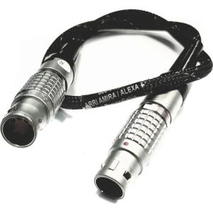 Steadicam 24V Straight 2b LEMO to Straight 10-Pin LEMO Power Cable (15")