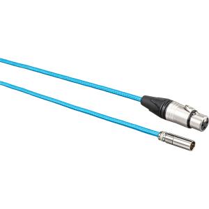 Kondor Blue Mini-XLR Male to XLR Female Audio Cable for Canon C70 & BMPCC 6K/4K (Blue, 5')