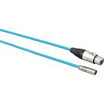 Kondor Blue Mini-XLR Male to XLR Female Audio Cable for Canon C70 & BMPCC 6K/4K (Blue, 16")