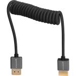 Kondor Blue Coiled High-Speed HDMI 2.0 Braided Cable (12 to 24", Raven Black)