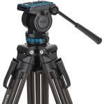 Benro C572LLKH Lightning Lock Tripod Kit with KH Head (Carbon Fiber, 60mm Bowl)