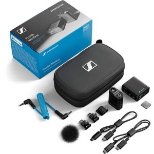 Sennheiser Profile 1-Person Clip-On Wireless Microphone System/Recorder for Camera & Smartphone (2.4 GHz)