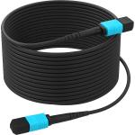 Kondor Blue Fletch OM3 MPO Fiber Armored Cable (1000')