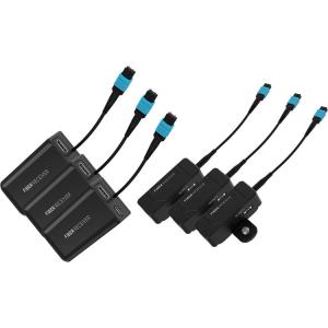 Kondor Blue Fletch Fiber 3 Transmitter & Receiver Modules Kit for HDMI (Raven Black)
