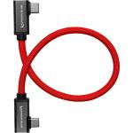 Kondor Blue Dual Right Angle USB-C 3.2 Gen 2x2 Braided Cable