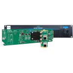 AJA DANTE-12GAM 12G-SDI/Dante 64-Channel Embedder/Disembedder with BNC 12G-SDI Coax Transceiver SFP