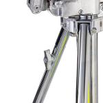 Avenger Wind-Up 39 Stand with Braked Wheels (Chrome-plated, 12')