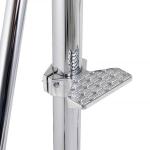 Avenger Wind-Up 39 Stand with Braked Wheels (Chrome-plated, 12')