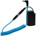 Kondor Blue DC Barrel to BLJ31 Dummy Battery Cable for Lumix S1/S1H/S1R