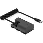 SWIT LP-E6P Dummy Battery with Coiled USB-C Cable for Canon & Blackmagic Cameras (8.4V, 3A)
