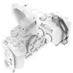 Kondor Blue XLR Audio Module Bracket (Space Gray)