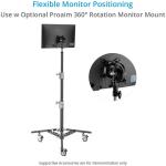 Proaim Double Riser Rolling Monitor Stand (6.16')