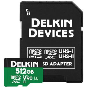 Delkin Devices 512GB POWER UHS-II microSDXC Memory Card with SD Adapter