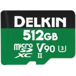 Delkin Devices 512GB POWER UHS-II microSDXC Memory Card with SD Adapter