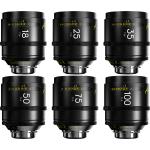 DZOFILM Arles 18/25/35/50/75/100mm (PL_Black_Case_6pcs_Imperial)