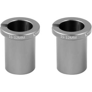Kondor Blue Aluminum Rod Adapter Bushing (12 to 15mm, Pair)
