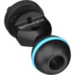 Kondor Blue Ball Head to Cold Shoe Mount for Magic Arms (Raven Black)