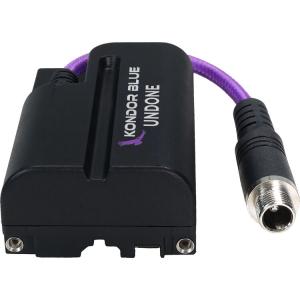 Kondor Blue Gerald Undone Locking DC Barrel to NP-F/L-Series Dummy Battery