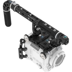 Kondor Blue Camera Cage Kit B with Hollywood Handle for FUJIFILM GFX ETERNA 55 (Raven Black)