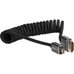 Kondor Blue Coiled Micro-HDMI to HDMI (12 to 24", Raven Black)
