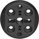 Kondor Blue Rosette Anti-Twist Adapter (Raven Black)