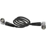 Kondor Blue 12G-SDI Right-Angle Cable for 4K60p Camera Monitors and Transmitters (22", Raven Black)