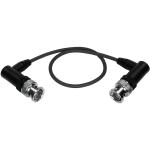 Kondor Blue Ultrathin 3G-SDI Right-Angle BNC Cable (12", Raven Black)