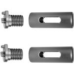 Kondor Blue Top Rod Support for Battery Plate Kit (1.5", Space Gray, Pair)