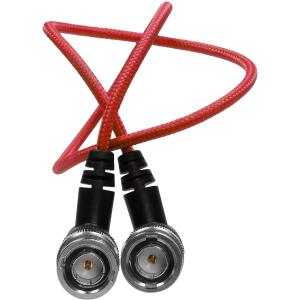 Kondor Blue Ultrathin 3G-SDI Right-Angle BNC Cable (16", Cardinal Red)