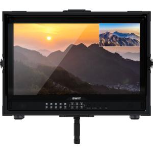 SWIT 23.8" 4K 12G-SDI Quadview HDR Production Monitor with Flight Case