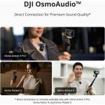 DJI Mic 2 Compact Digital Wireless Microphone System/Recorder for Camera & Smartphone (2.4 GHz)
