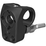 Kondor Blue 15mm Rod Clamp to Accessory Mount (Raven Black)