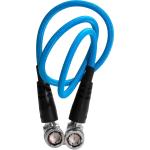 Kondor Blue 12G-SDI Right-Angle Cable (18", Kondor Blue)
