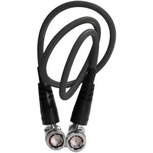 Kondor Blue 12G-SDI Right-Angle Cable (18", Raven Black)