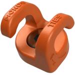 Kondor Blue Mondo Ties Cable Management Clips (Orange, 10-Pack)