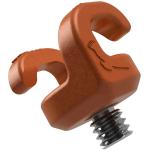 Kondor Blue Mondo Ties Cable Management Clips (Orange, 10-Pack)