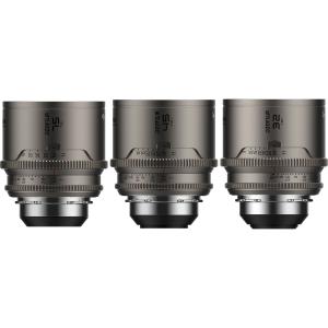 Arcana 32/45/75mm T2.1 Full-frame 1.5X Hybrid Anamorphic Prime 3-Lens Set (PL mount,feet)