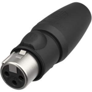 Neutrik NC3FX1-TOP Outdoor Rated 3-Pin Female XLR Cable Connector (Nickel with Gold Contacts)