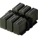 Tilta NP-F970 6-Battery Kit with Foldable 6-Bay Charging Station (US)