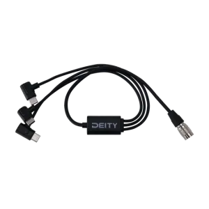 Deity Microphones SPD-HR3U 4-Pin Hirose to Triple USB-C Cable